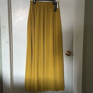 Mustard Yellow Maxi Skirt